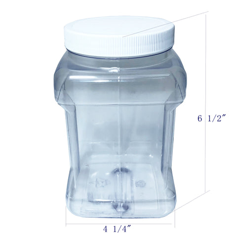 48oz PVC Hand Grip Shapes Jar   30pk 106084