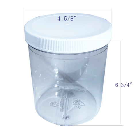 60oz PVC Hand Grip Shapes Jar   24pk 106085