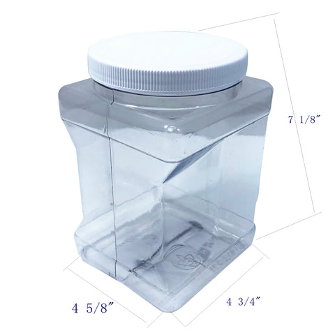72oz PVC Hand Grip Shapes Jar   24pk 106086