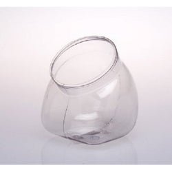 19oz PVC Flattened Globes Jar   80pk 106095