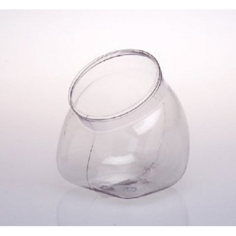 19oz PVC Flattened Globes Jar   80pk 106095