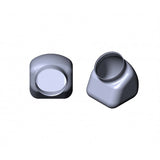 19oz PVC Flattened Globes Jar   80pk 106095