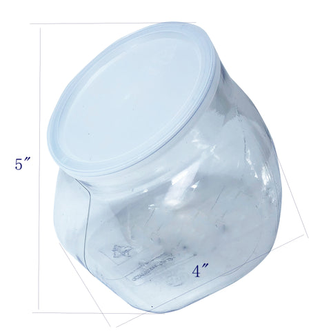 33oz PVC Flattened Globes Jar   36pk 106096