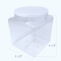 95oz PVC Squares 5 1/2 & 6 3/4 Jar   16pk 106112