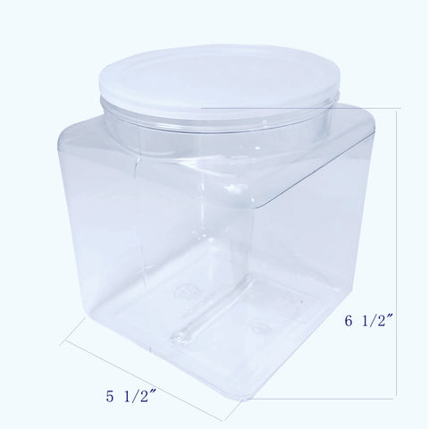95oz PVC Squares 5 1/2 & 6 3/4 Jar   16pk 106112