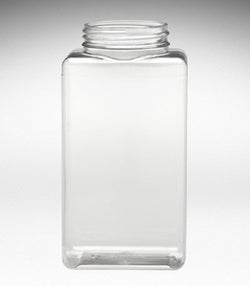 30oz PVC Small Squares Jar   60pk 106118