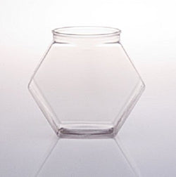 30oz PVC Hexagons Jar   54pk 106125