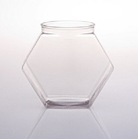 30oz PVC Hexagons Jar   54pk 106125