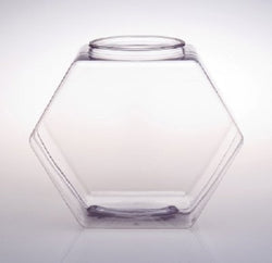 197oz PVC Hexagons Jar   8pk 106128