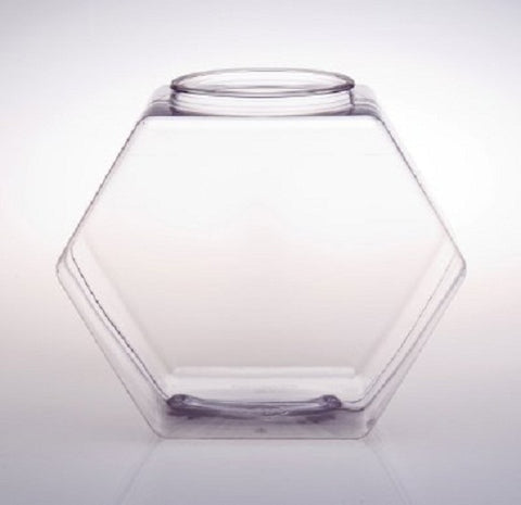 197oz PVC Hexagons Jar   8pk 106128