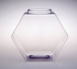 342oz PVC Hexagons Jar   4pk 106129