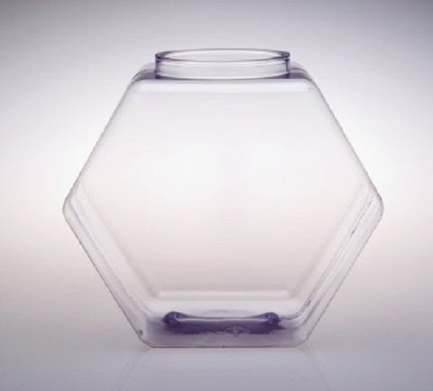 342oz PVC Hexagons Jar   4pk 106129