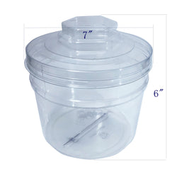 124oz PVC Tubs Jar   24pk 106130