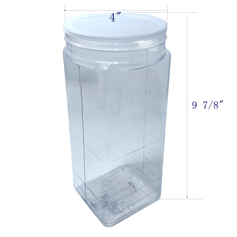 84oz PVC Squares 4 Jar   18pk 106138