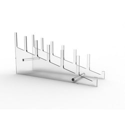 Display, Large Multiple Plate Acrylic Rack Holder 10748