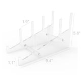 Display, Medium Multiple Plate Acrylic Rack Display Holder 10749