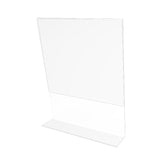 8.5*11 6 pack Acrylic Table Tent Megnetic Picture Frame photo sign menu holder 10770 2 6 pack
