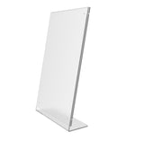 FixtureDisplays? Clear Acrylic Picture Frame, Plexiglass Desktop Sign Holder, Photo Display, Magnetic Closure 8.5X11 & 11X8.5 10770