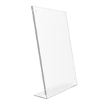 FixtureDisplays? Clear Acrylic Picture Frame, Plexiglass Desktop Sign Holder, Photo Display, Magnetic Closure 8.5X11 & 11X8.5 10770