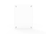 Clear Acrylic Plexiglass Lucite Wall Mounted Sign Holder 10772 3 8511