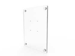 Clear Acrylic Plexiglass Lucite Wall Mounted Sign Holder 10772 3 8511