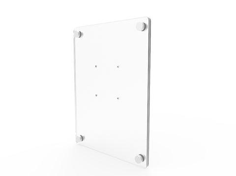 Clear Acrylic Plexiglass Lucite Wall Mounted Sign Holder 10772 3 8511