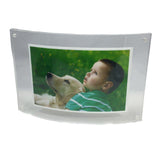 Curved Picture Frame, Clear Acrylic Modern Design 5 x 7 10854