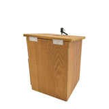 Box, Church Collection Donation Charity w/ Cross 7.5W x 7.5H x 9-7/8 D 10885