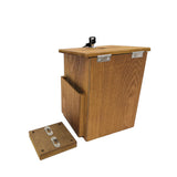 Box, Church Collection Donation Charity w/ Cross 7.5W x 7.5H x 9-7/8 D 10885