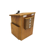 Box, Church Collection Donation Charity w/ Cross 7.5W x 7.5H x 9-7/8 D 10885