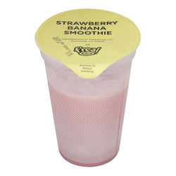 f'real Made to Order Strawberry Banana Smoothie 10 fl. oz. - 12 Pieces WS-108FRE80053