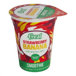 f'real Blend and Go Strawberry Banana Smoothie 8 fl. oz. - 12 Pieces WS-108FRE80111