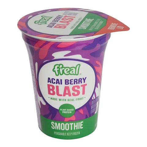 f'real Blend and Go Acai Berry Blast Smoothie 8 fl. oz. - 12 Pieces WS-108FRE80116