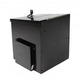 Box, Metal Donation Suggestion Charity Fundraising 9"x9"x9" 10918 Black