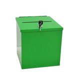 Metal Donation Box Suggestion Box Charity Box Fundraising Tithes Offering Prayer 10918-GREEN