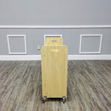 Wood (MDF) Book Cart Library Pew Cart Binder Rack Rolling Storage Cart 32X30X13 10968