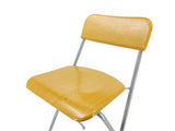 Chair, Folding Bistro Bar Stool Wood / Metal Two Pack 11036