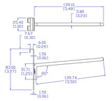 5 Metal Gridwall Hooks Pack of 10 11051 HOOKS