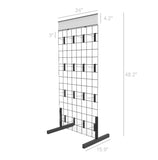 Display, Gridwall Freestanding Wall Rack 11051