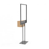 Stand, Bulletin Poster Donation Ballot Collection with Beight Metal Box
