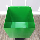 Metal Donation Stand Suggestion Box Charity Fundraising Tithes Offering Prayer 11064+10918-GREEN