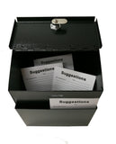 Metal Donation Suggestion Rent Check Box Tithe Prayer Collection Cash Key Drop 11118 COPPER+11460 2