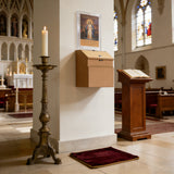 Metal Donation Suggestion Rent Check Box Tithe Prayer Collection Cash Key Drop 11118 COPPER+11460 2