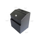 Metal Donation Suggestion Key Drop Box Express Checkout sales lead box