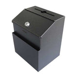 Metal Donation Suggestion Key Drop Box Express Checkout sales lead box