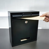 Outdoor Drop Box Locking Drop Box Wall Mounted Mailbox Suggestion Donation Box