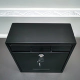 Outdoor Drop Box Locking Drop Box Wall Mounted Mailbox Suggestion Donation Box