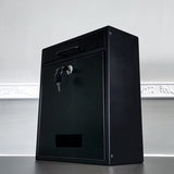 Outdoor Drop Box Locking Drop Box Wall Mounted Mailbox Suggestion Donation Box