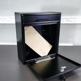 Outdoor Drop Box Locking Drop Box Wall Mounted Mailbox Suggestion Donation Box
