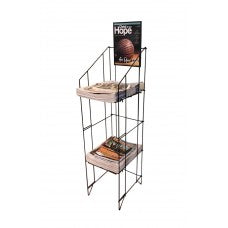 Display, Bulk Newspaper Wire Rack Magazine Stand 1112 912